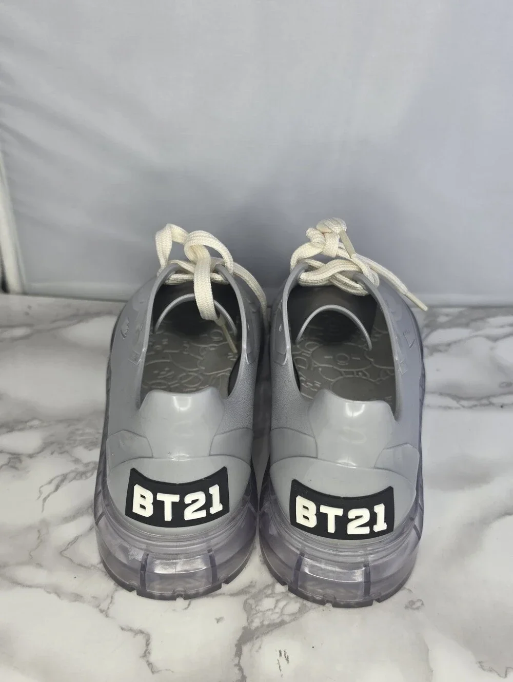 Melissa Classic Sneaker + BT21 shoes in a gray colorway 8